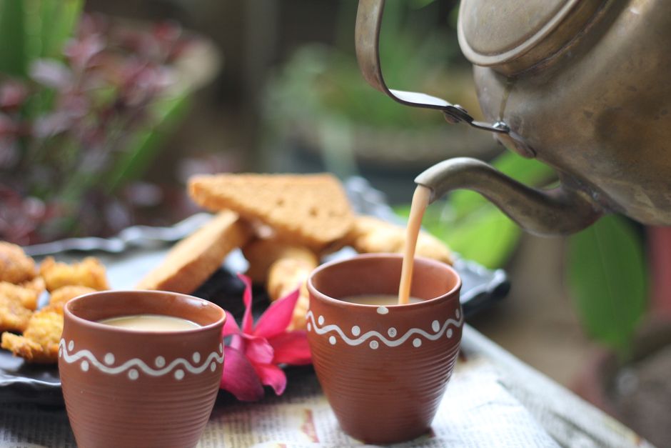 Breakfast served on the verandah